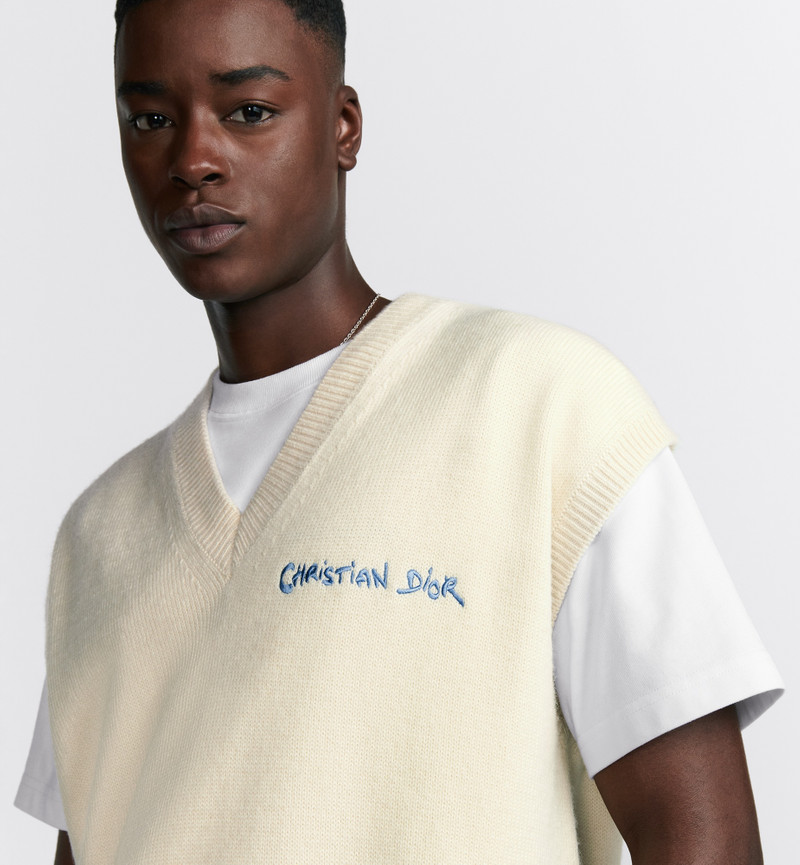 Dior Christian Dior Tag Sweater Vest outlook
