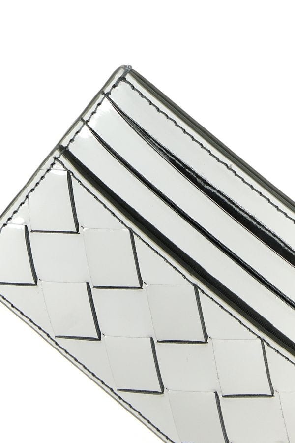 Silver leather card holder - 4