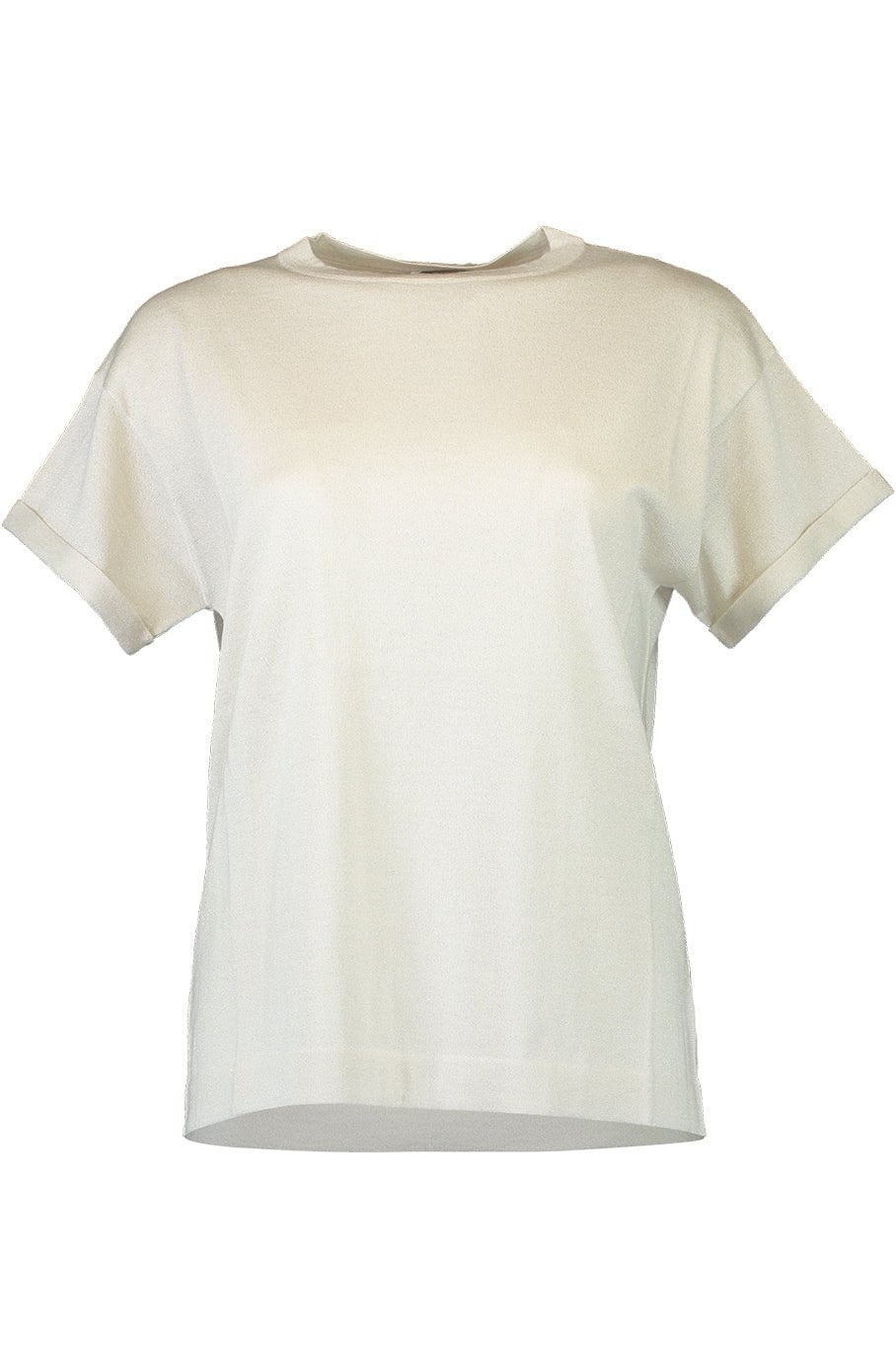 Lurex T-Shirt - Pearl - 1