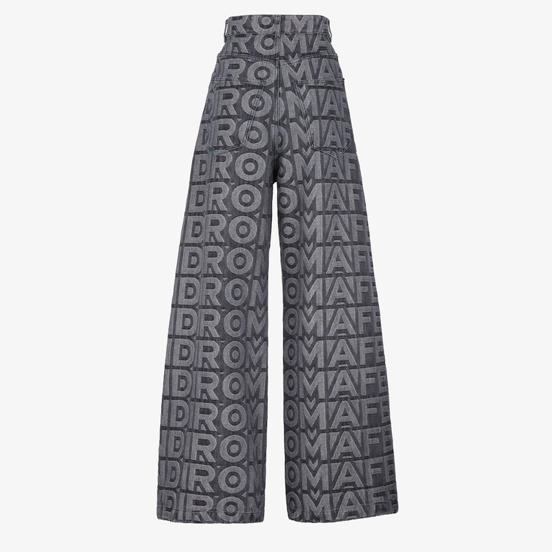 Black denim Fendi Roma Capsule pants 2