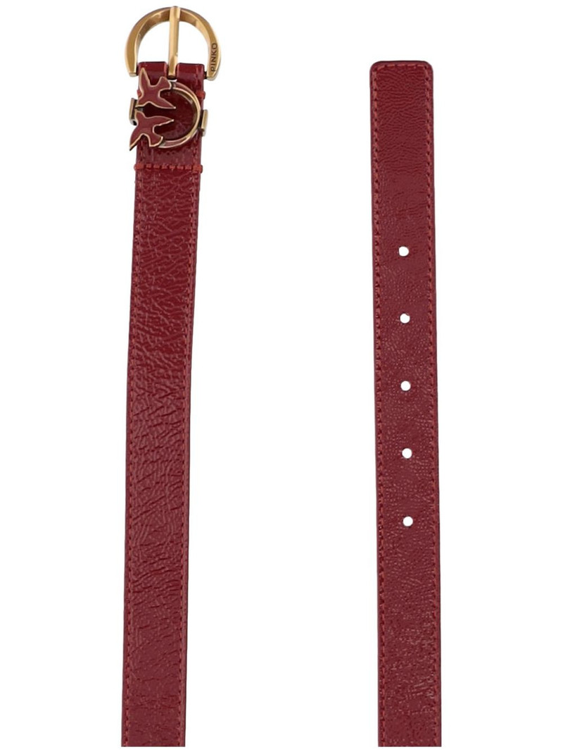 PINKO bird-detail buckle belt outlook