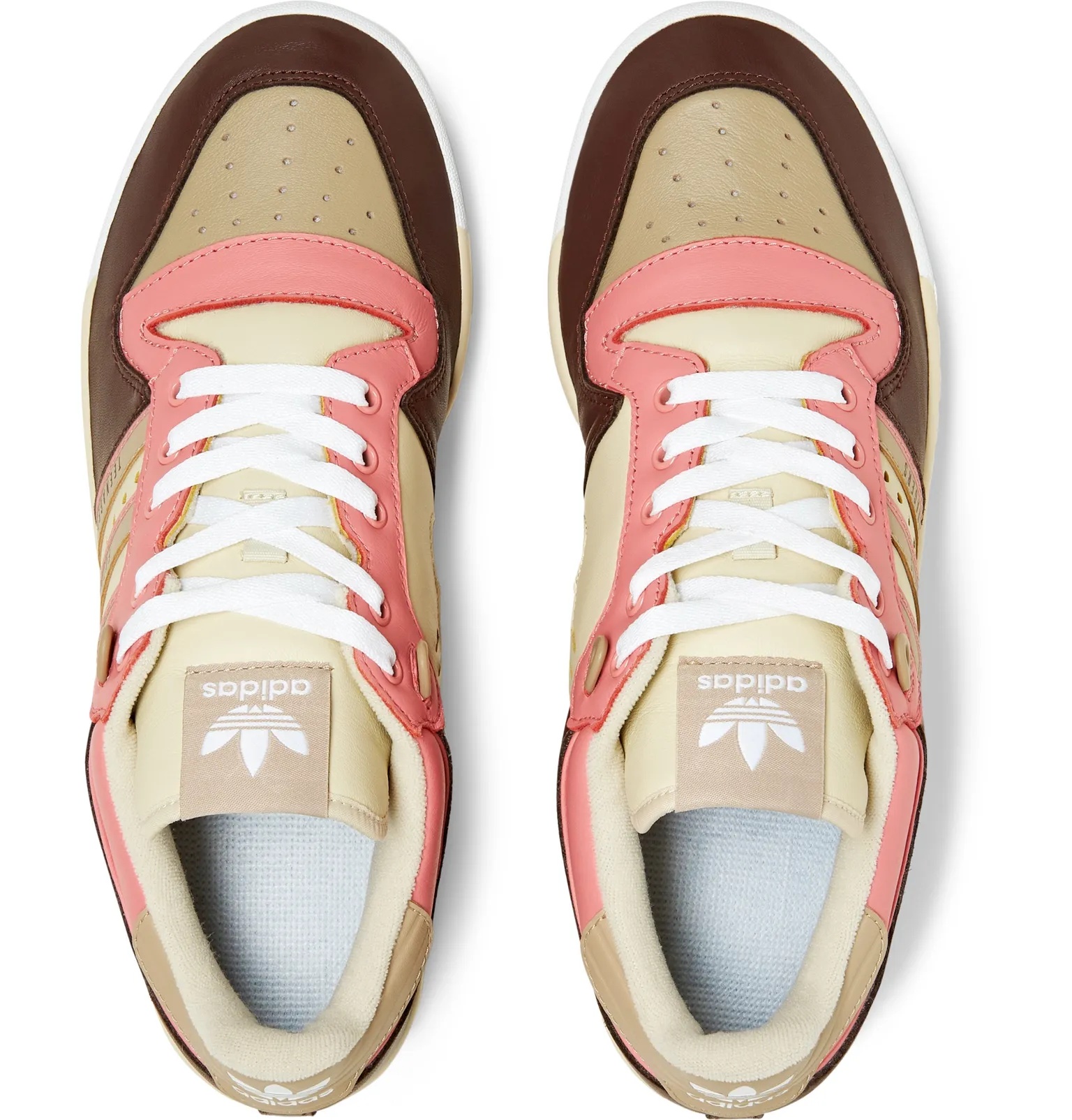 + Human Made Rivalry Colour-Block Leather Sneakers - 4