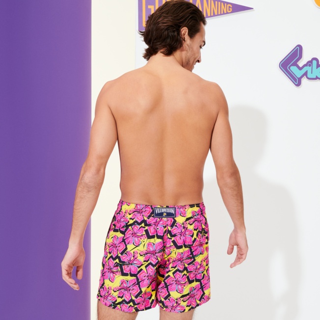 Men Swim Trunks 1985 Crazy Flower - 4