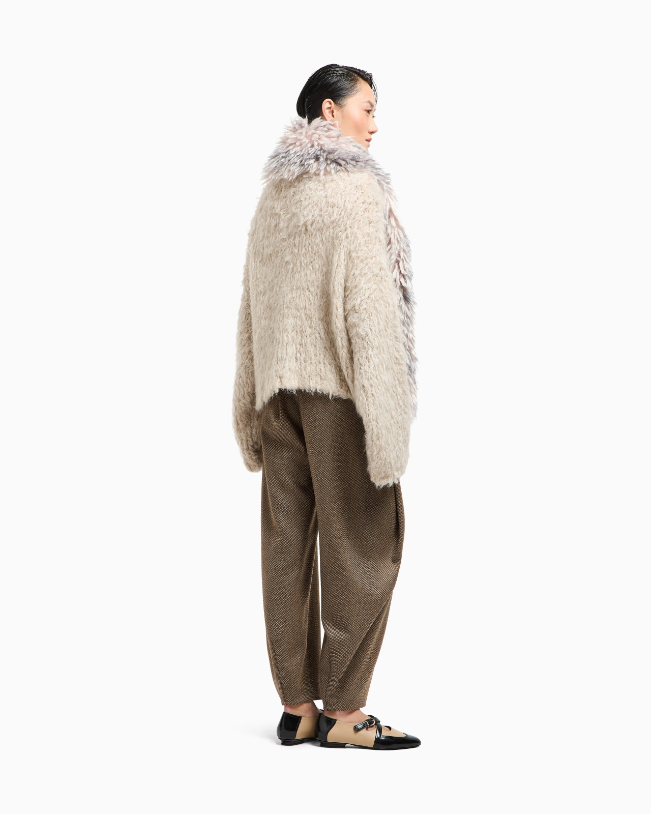 LOOP-STITCH MOHAIR WOOL CARDIGAN - 3