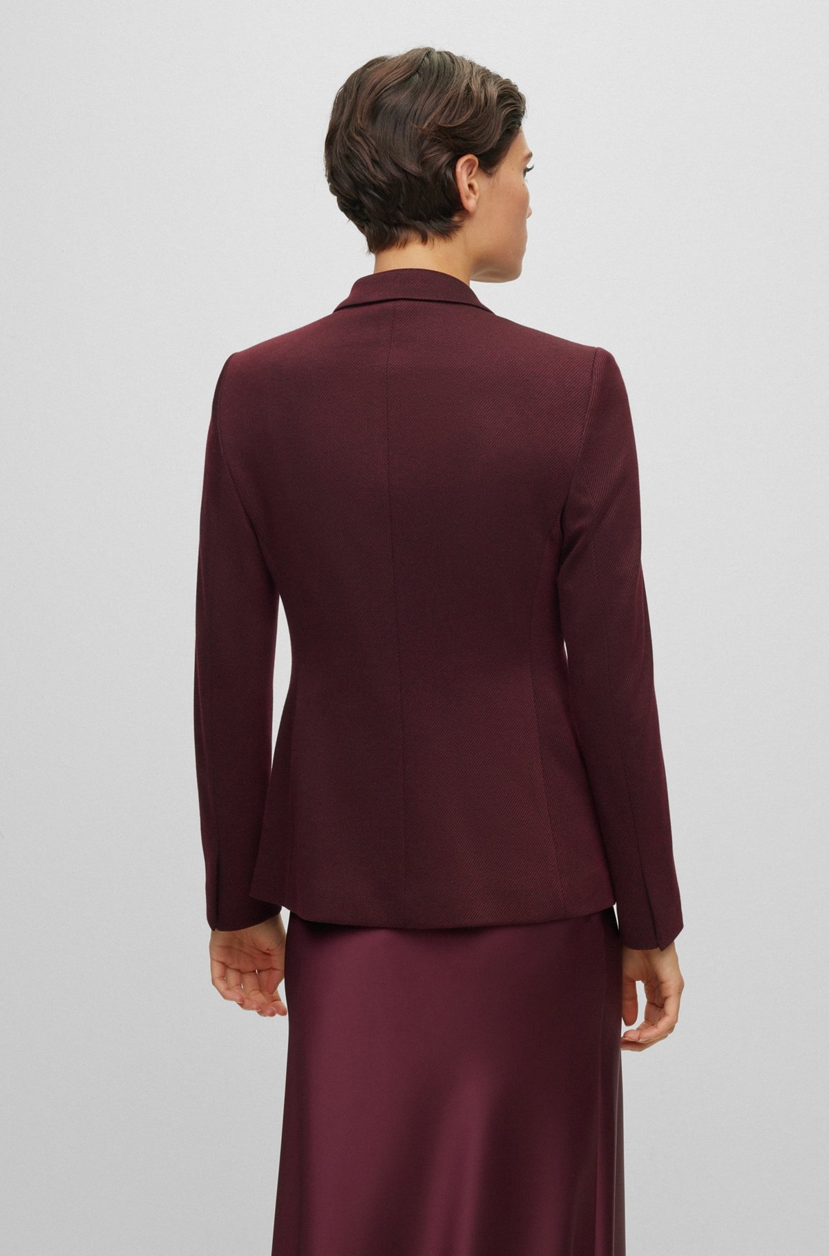 SLIM-FIT JACKET IN HEAVYWEIGHT CORDUROY WITH ASYMMETRICAL BUTTONS - 4