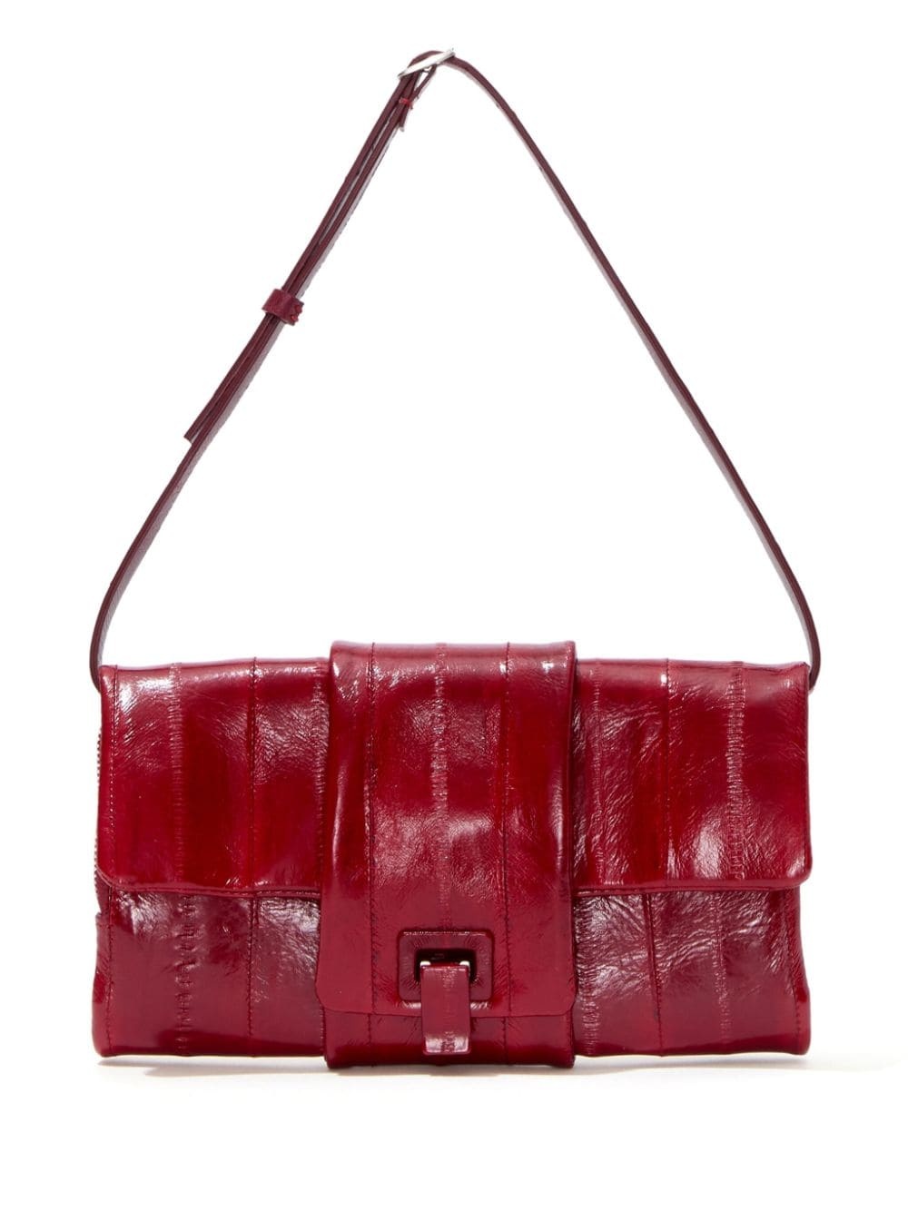 Flip leather shoulder bag - 1