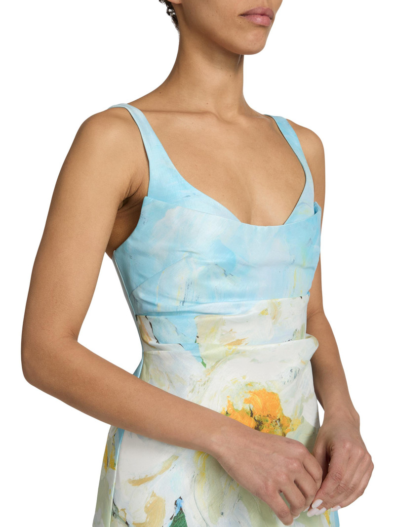 Women's Newcatton Poppy Placement Print Minidress - Poppy Reverie 6