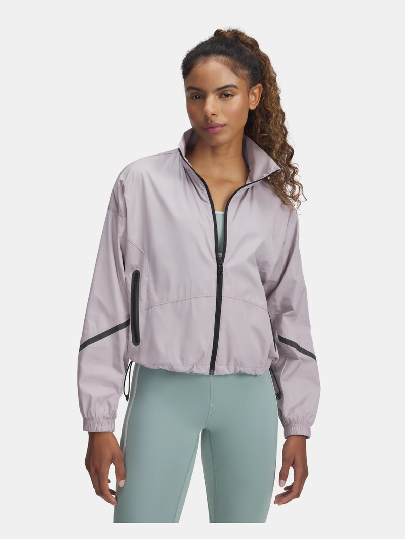 Women's UA Unstoppable Woven Sheen Jacket 1