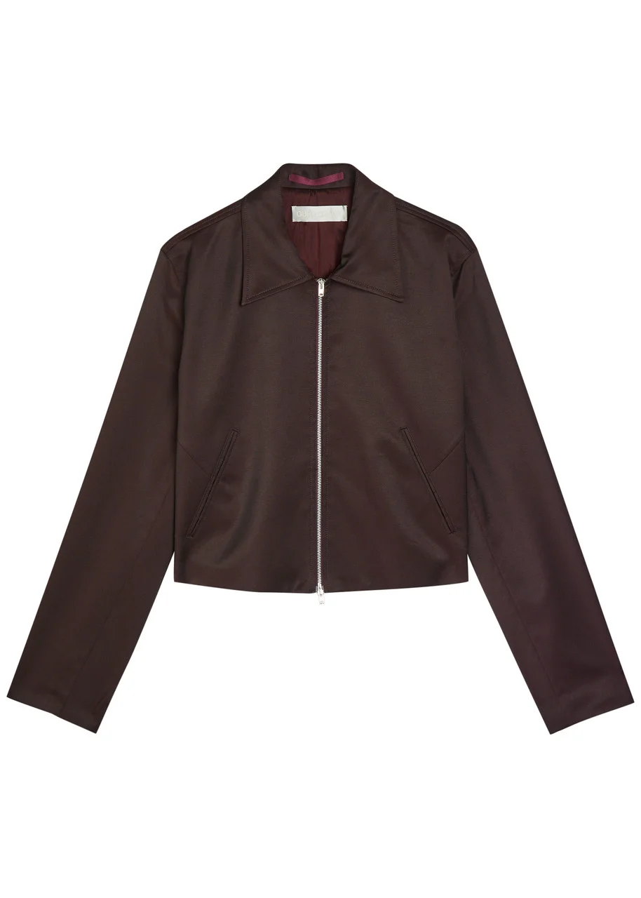 Our Legacy Statue Satin-twill Jacket - 1