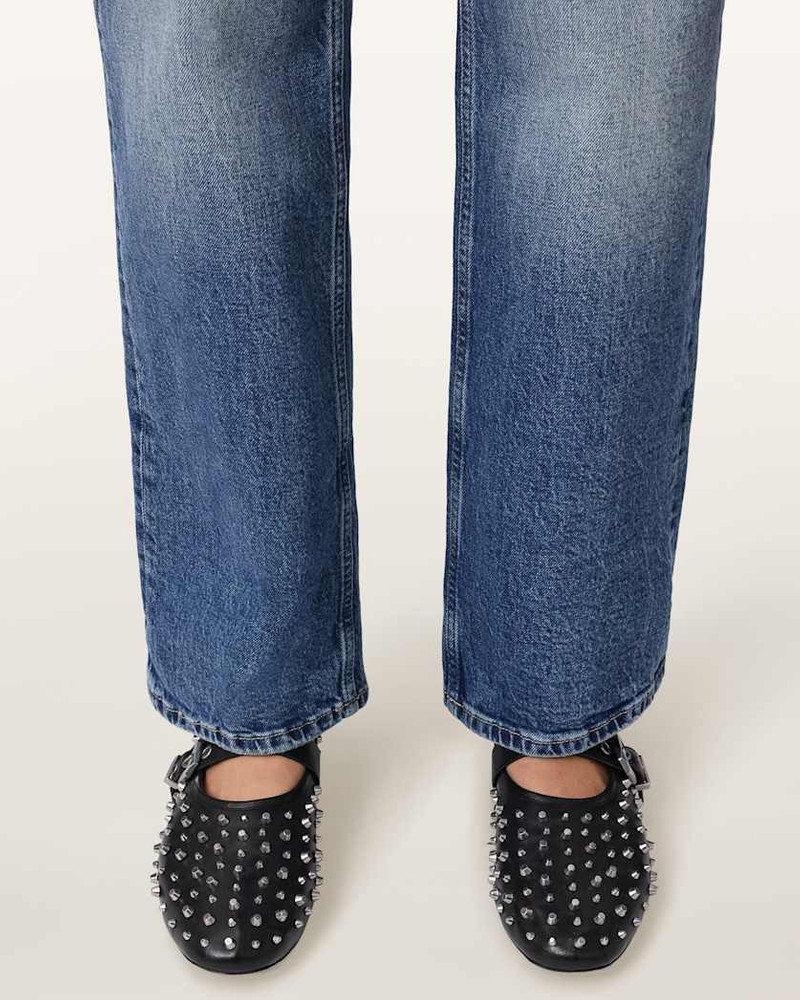 SABINE LEATHER STUD SHOES 5