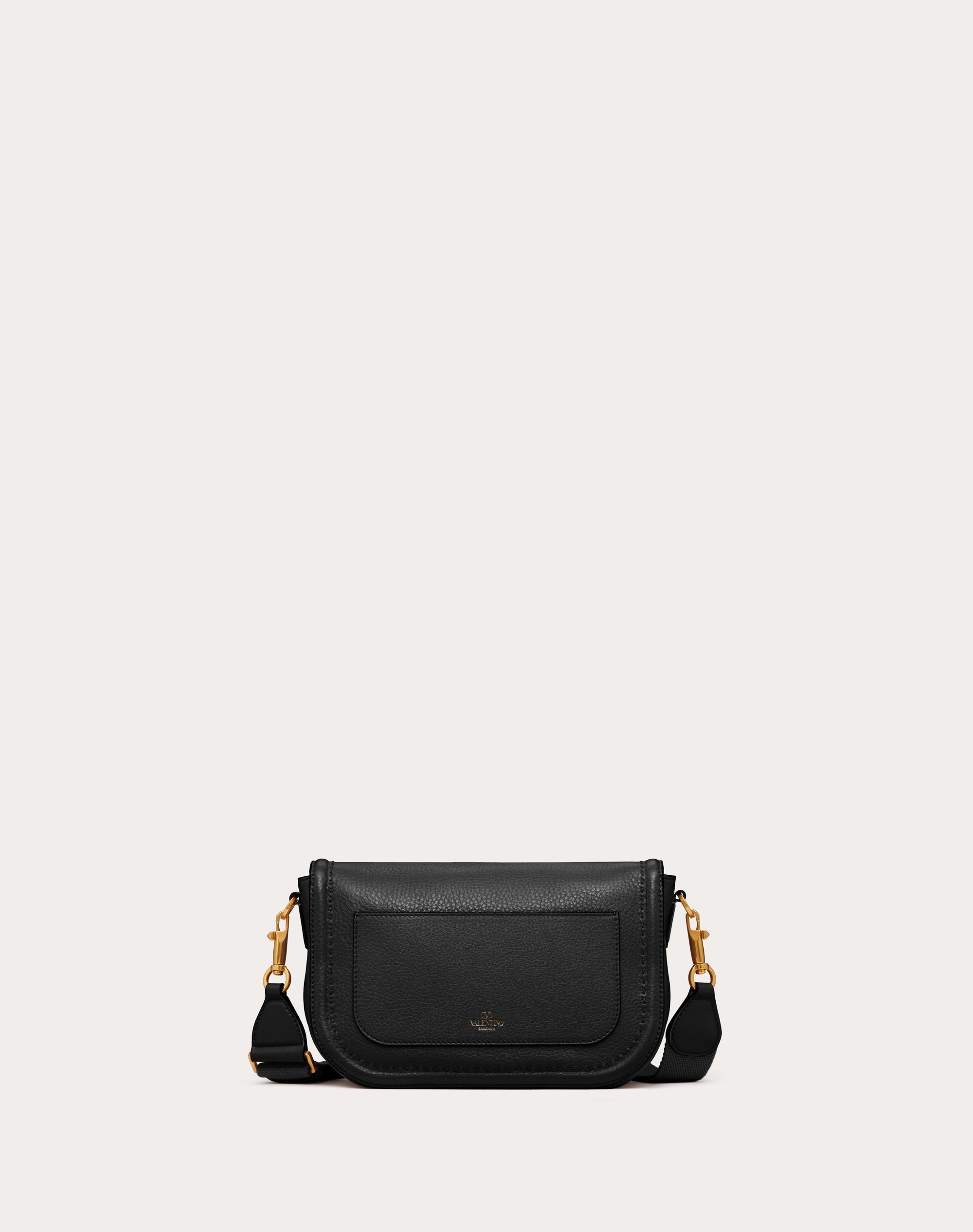 VALENTINO GARAVANI ALLTIME GRAINY CALFSKIN SHOULDER BAG - 4