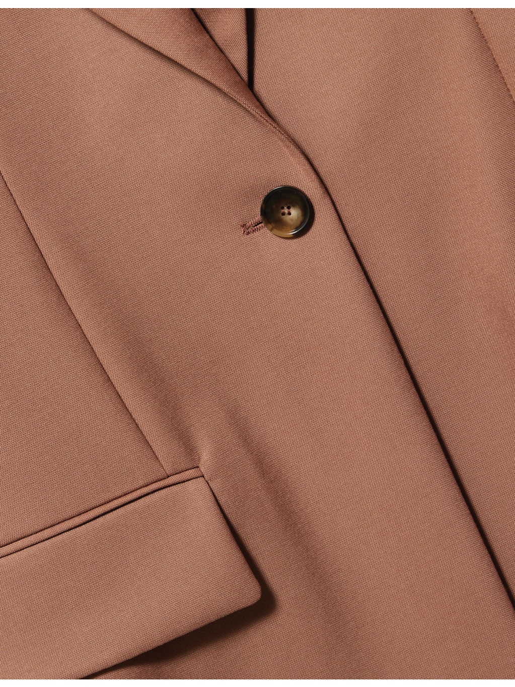 Single-Breasted Notch-Lapel Wool Blazer - 6