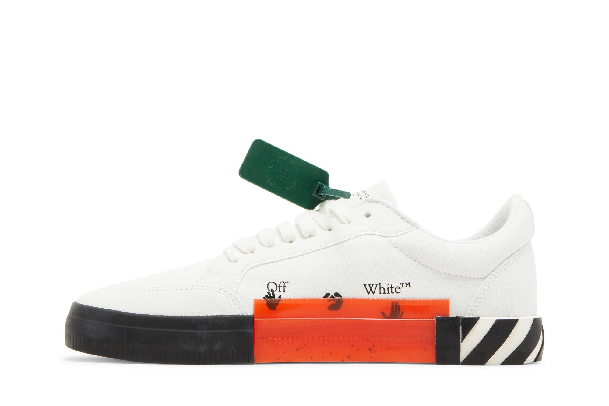 Off-White Vulc Sneaker 'White Green' - 3