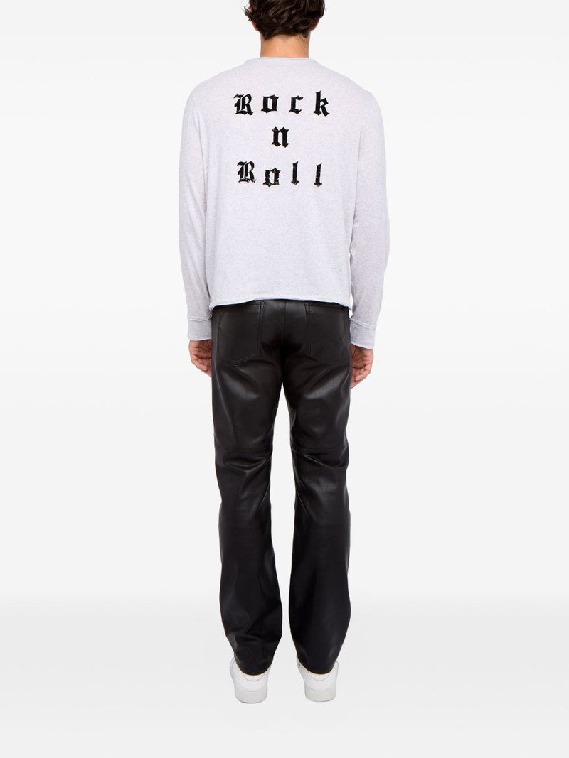 Monsatir Henley button-detail T-shirt 3