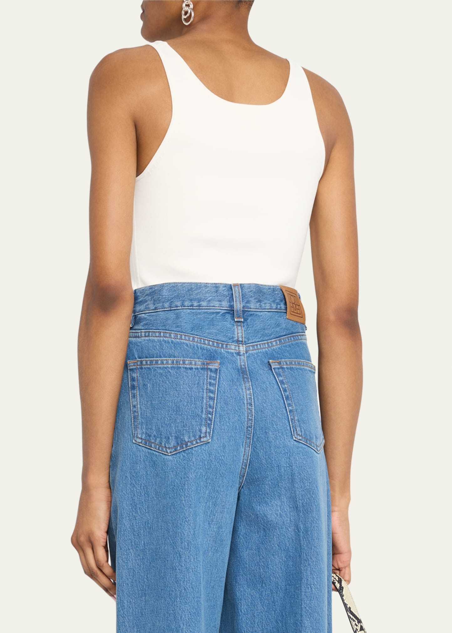 Compact Knit Tank Top - 3