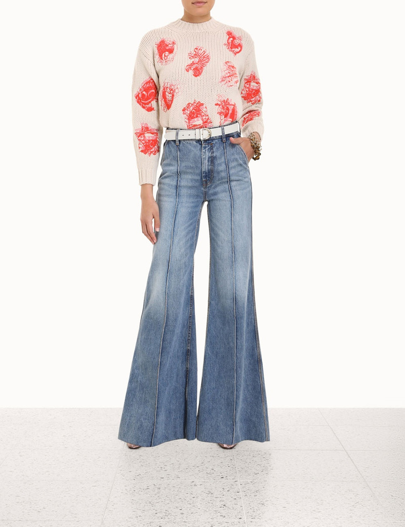 Zimmermann COSMIC CHUNKY MERINO SWEATER outlook