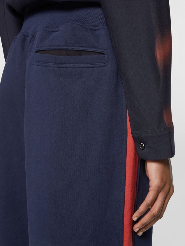 ORGANIC COTTON TROUSERS WITH RIBBED KNIT WAIST - 5