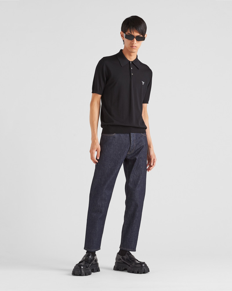 Prada Five-pocket comfort denim jeans outlook