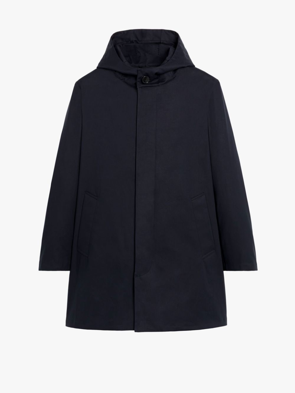 CHRYSTON SHORT NAVY RAINTEC COTTON HOODED COAT | GMC-112 - 1