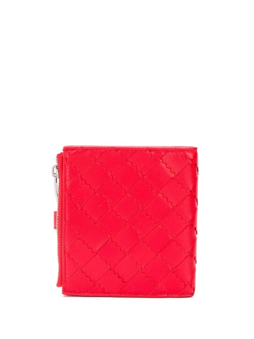 woven leather wallet - 2