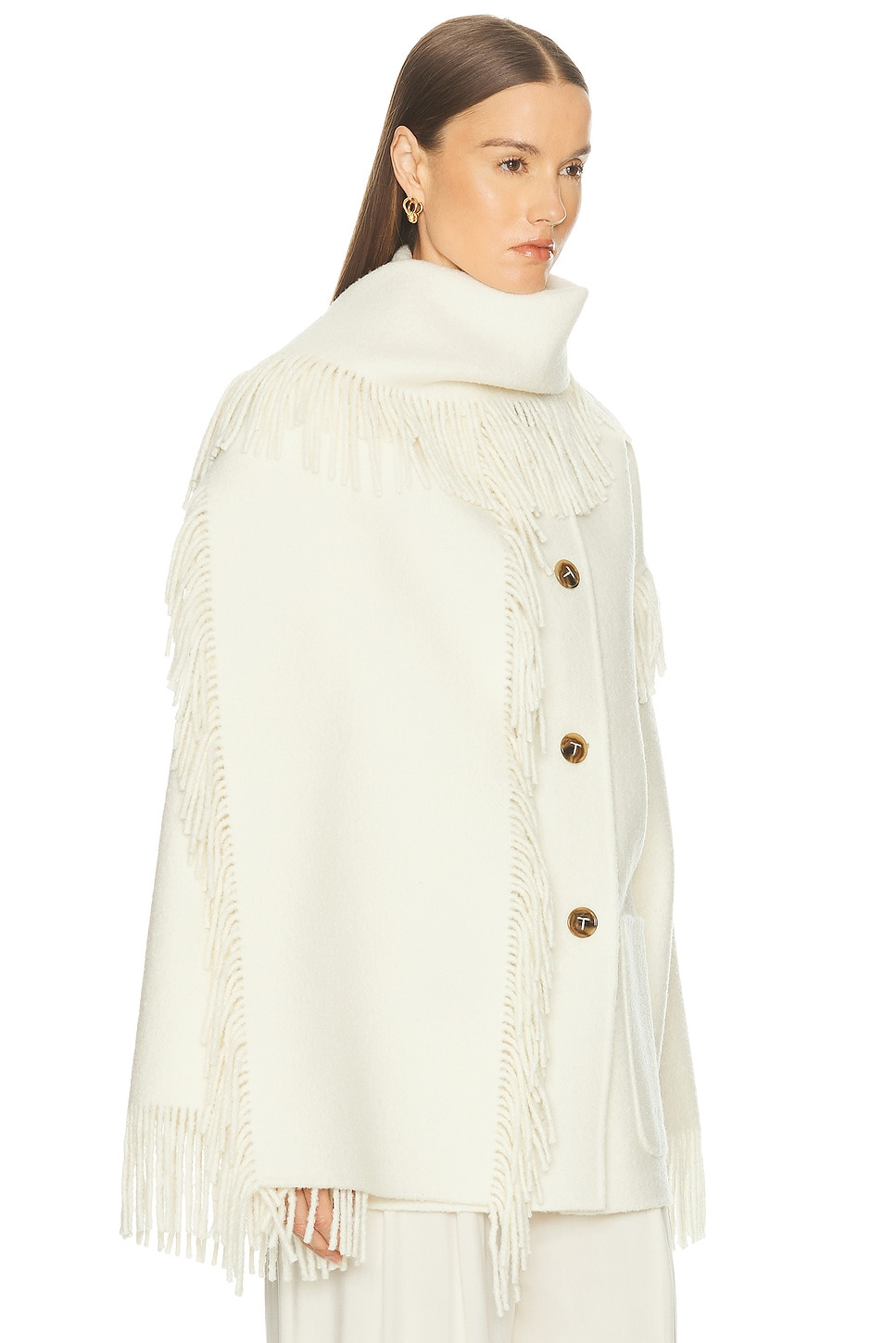 Fringed Scarf Jacket - 3