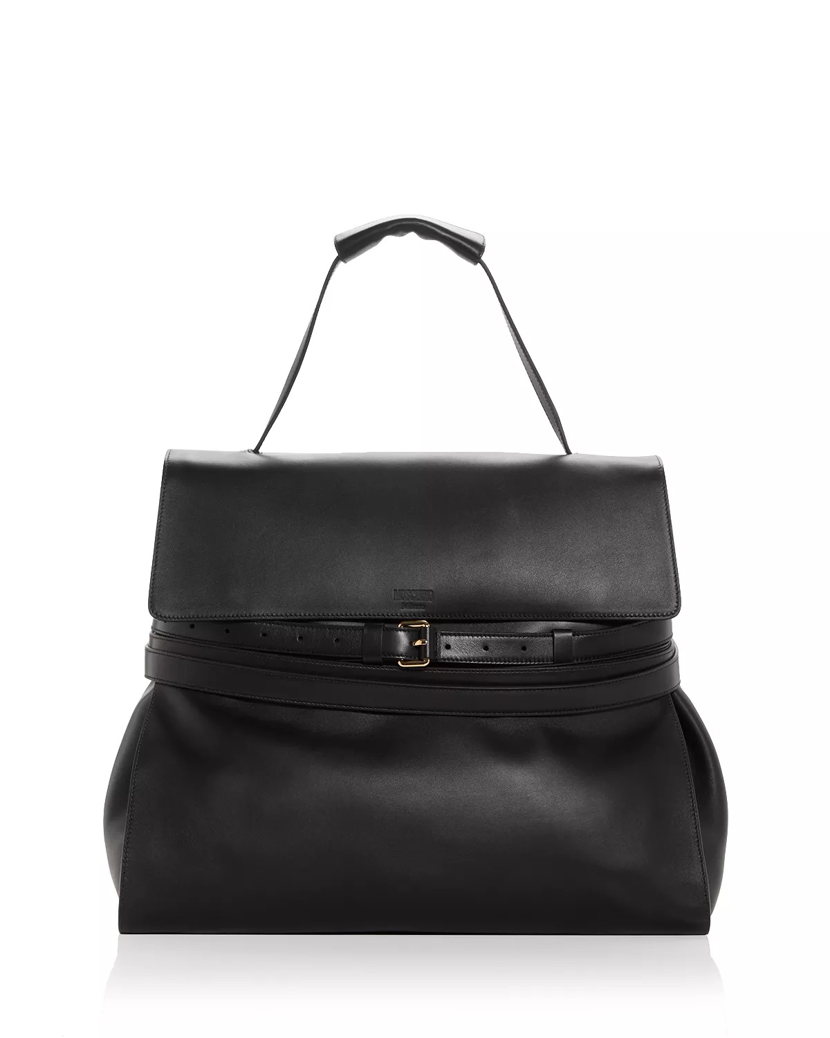 Tie Me Leather Top Handle Bag - 1