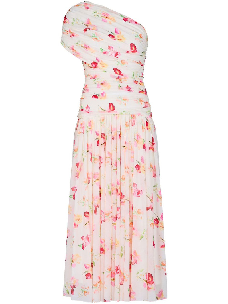 Gaia one-shoulder midi dress 1