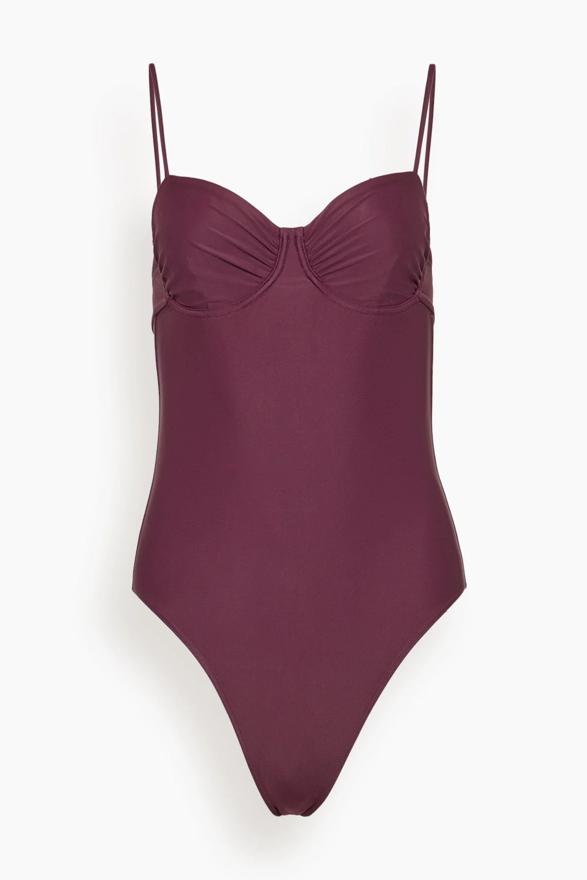 Monroe One Piece in Deep Plum - 1