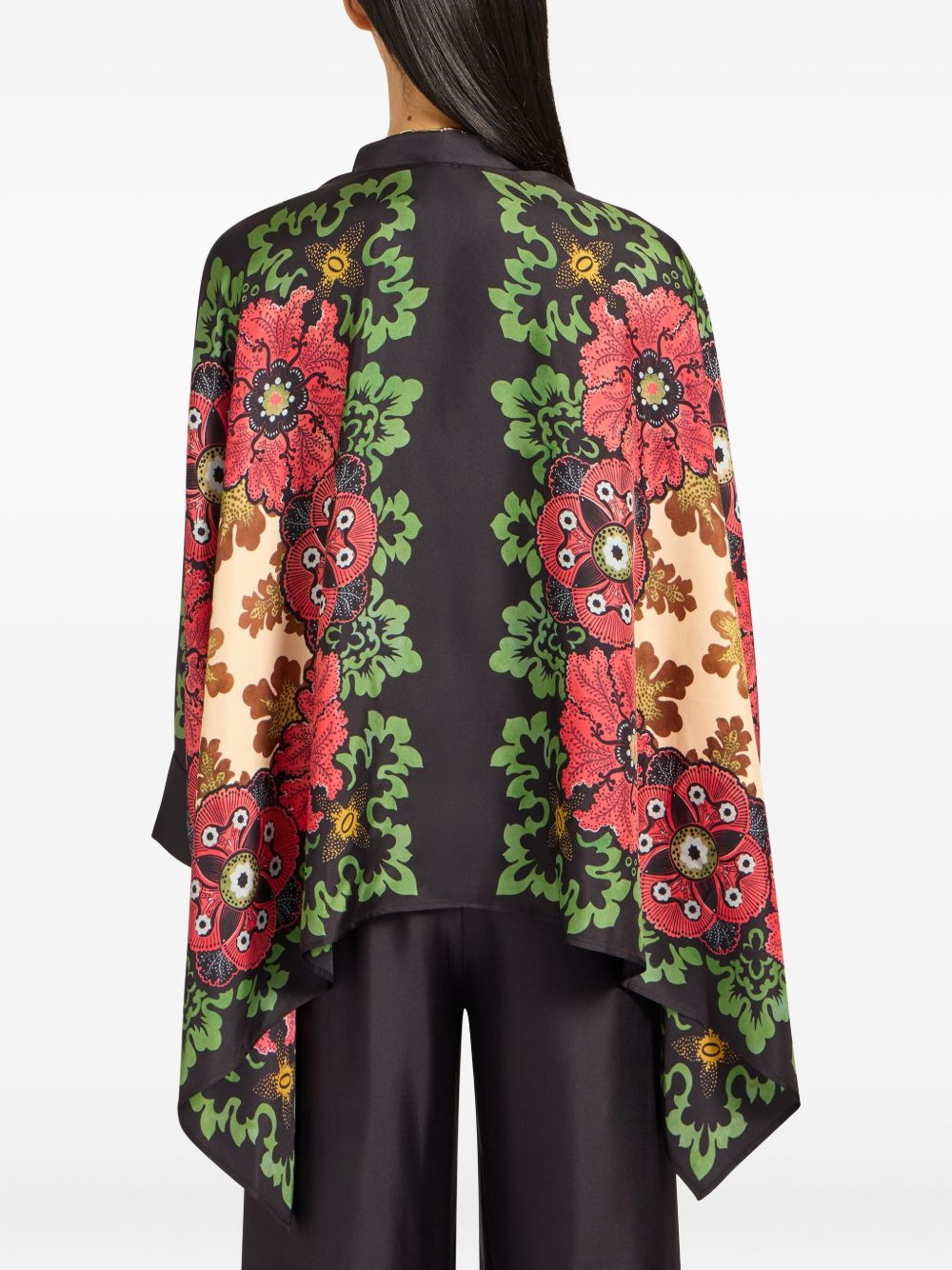 floral-print blouse - 3