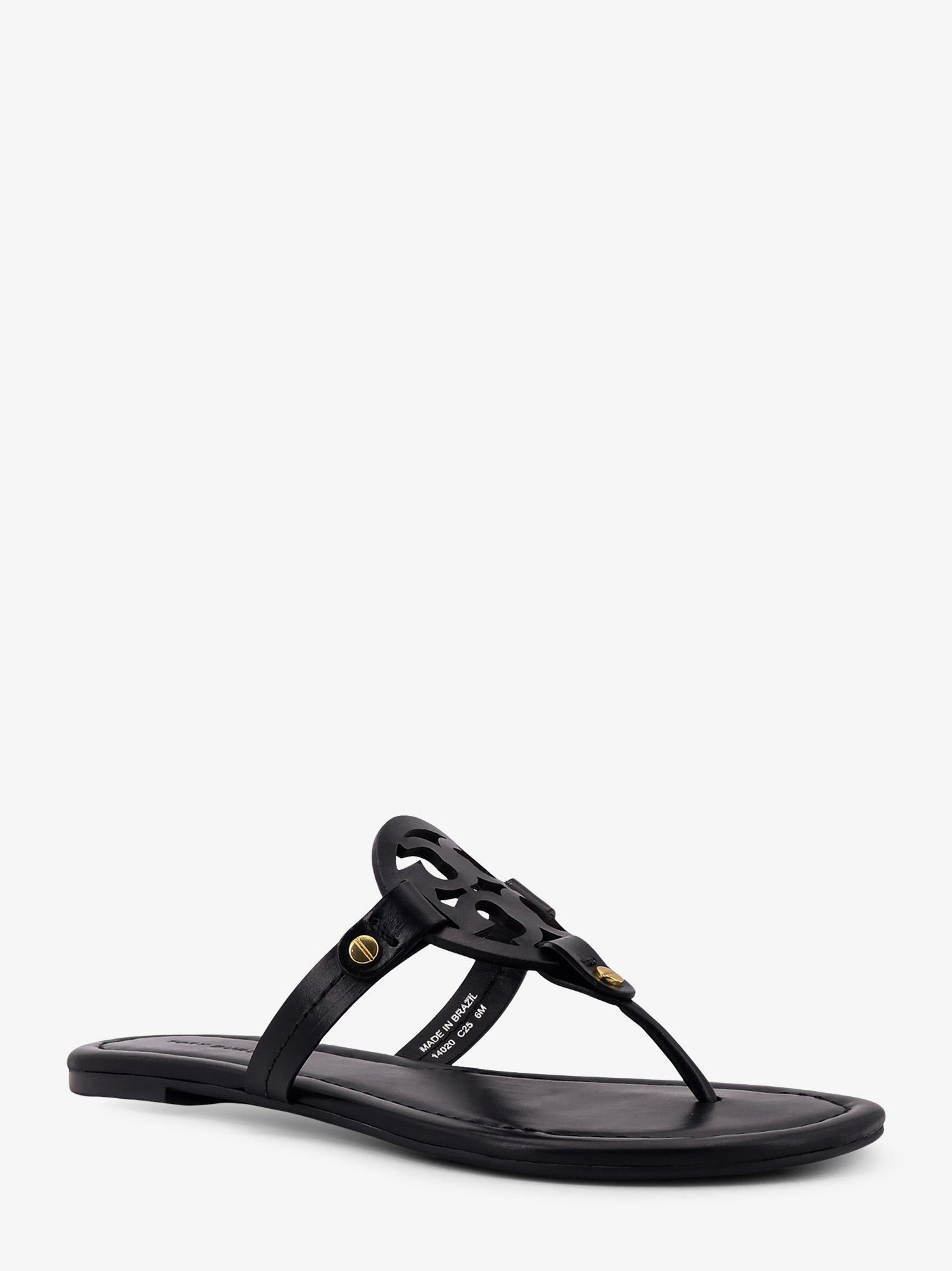 TORY BURCH - Tory Burch Miller Leather Thong Sandals - 2