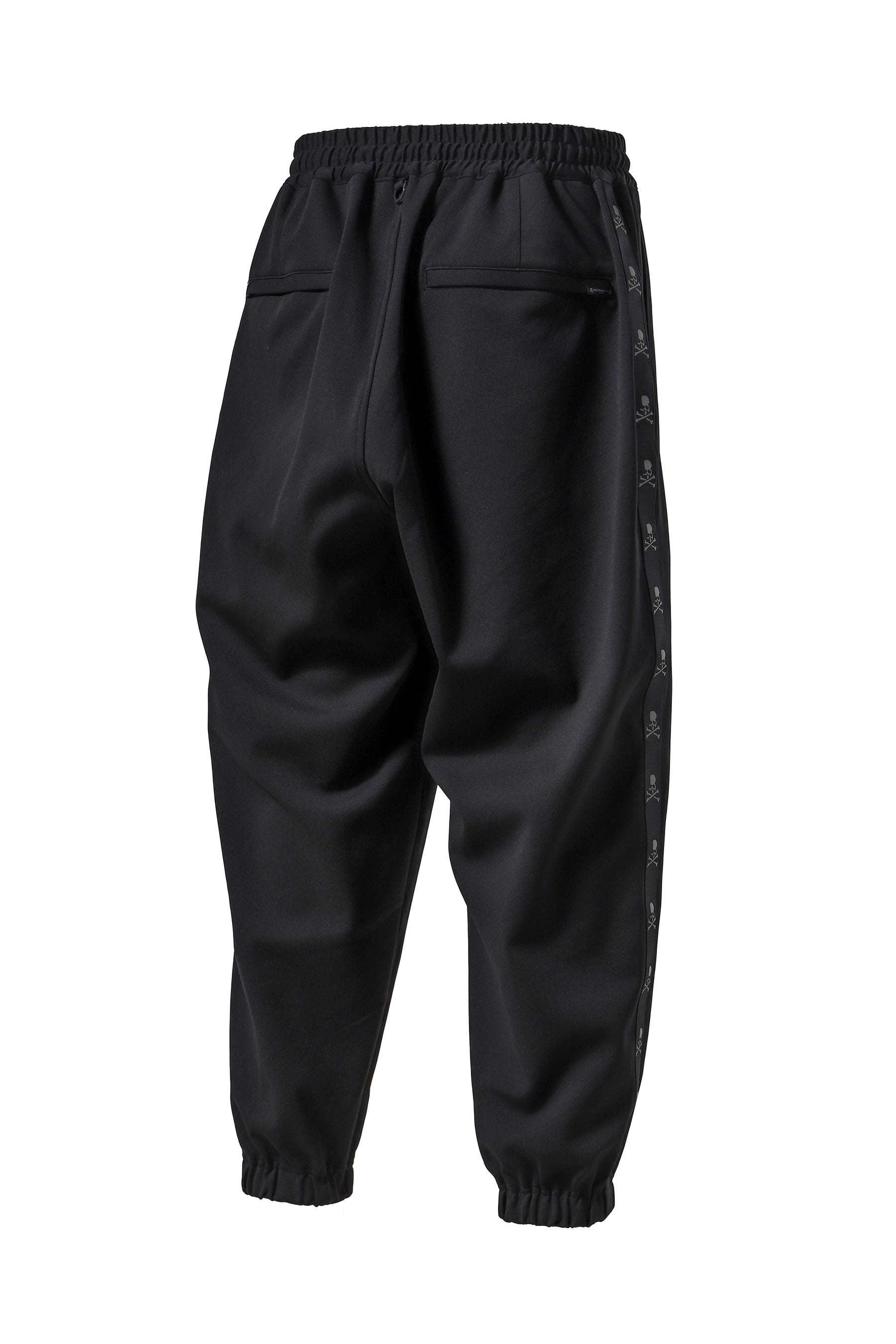 SKULL TAPE JERSEY JOGGER PANTS / BLK - 2