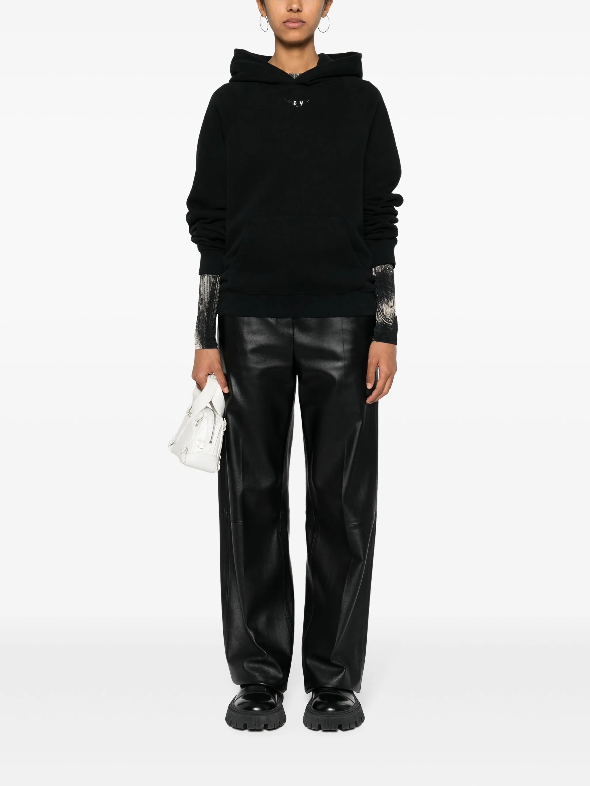 Zadig & Voltaire Georgy Wings-appliqué Hoodie - 4
