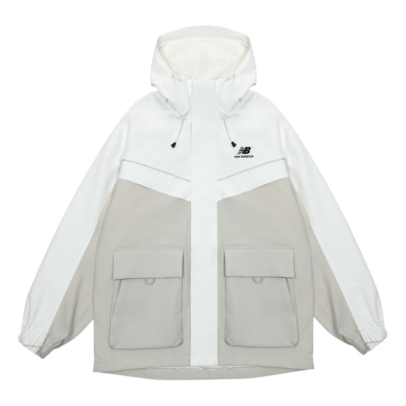 새로운 균형 방풍 재킷 'White Grey' 5AC39333-LBE - 1