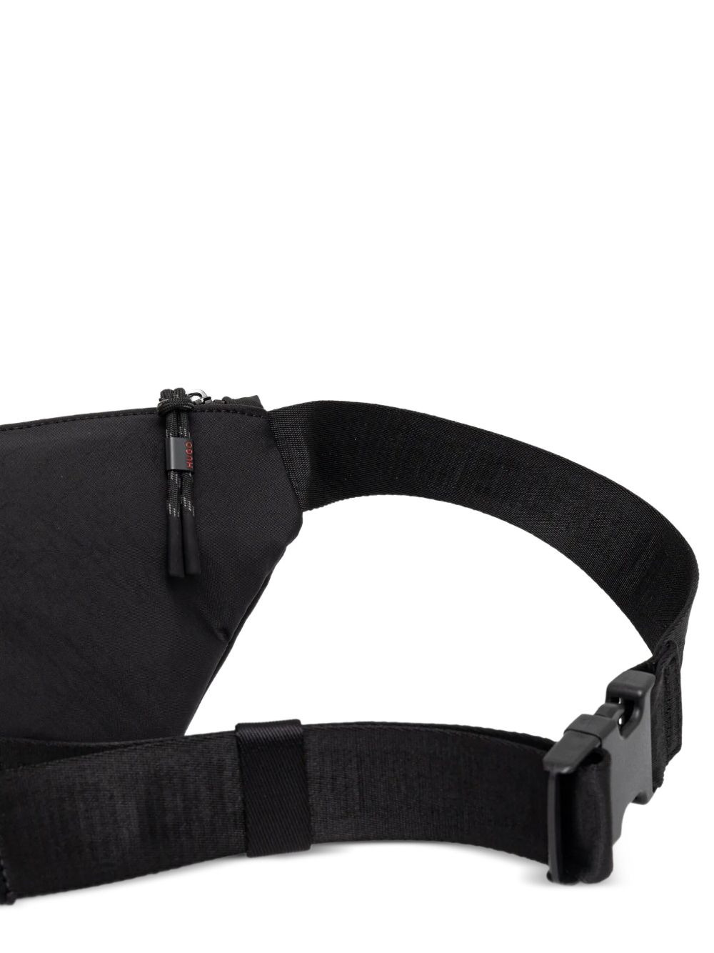 buckle-fastening logo belt bag - 3