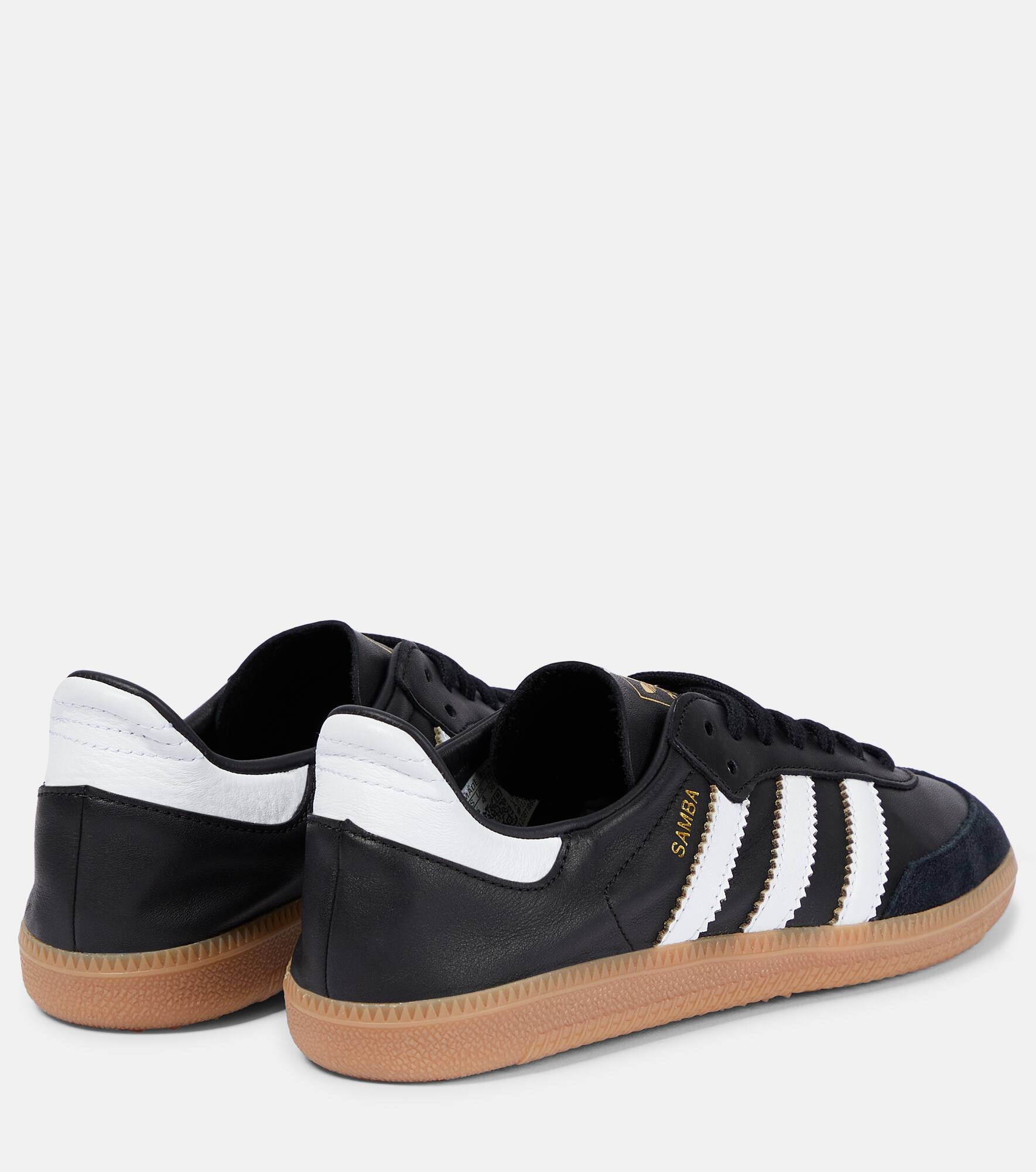 Samba Collapsable leather sneakers - 3