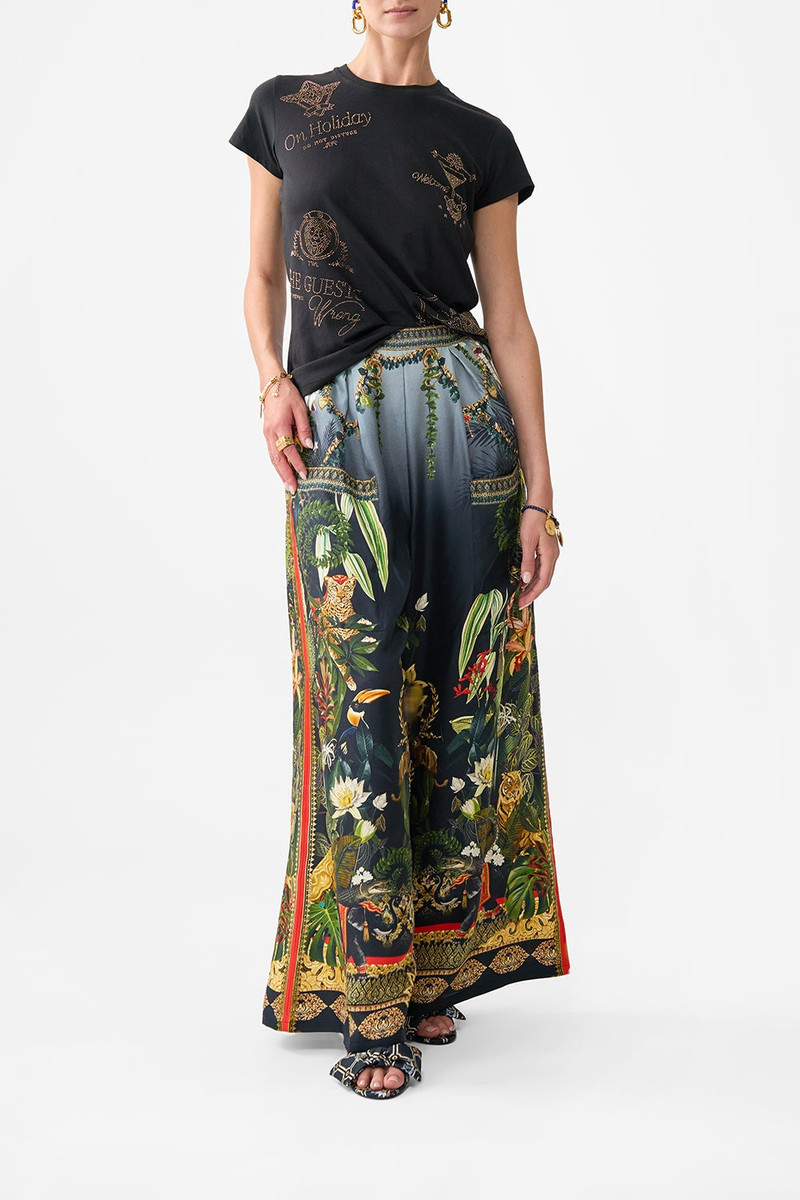 CAMILLA WIDE LEG TROUSER WITH FRONT POCKETS outlook