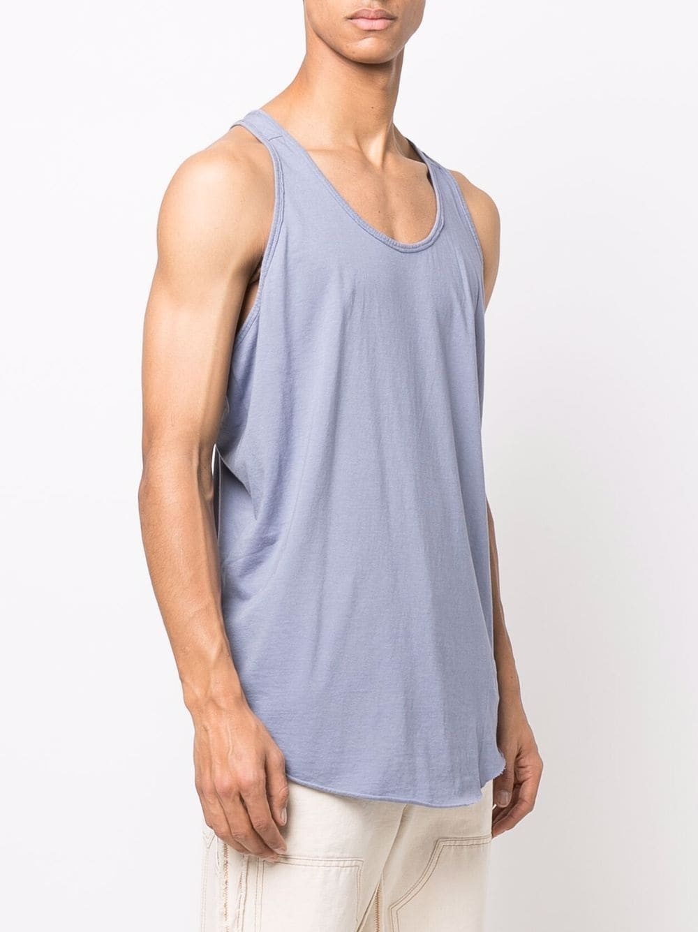 sleeveless organic-cotton tank top - 3