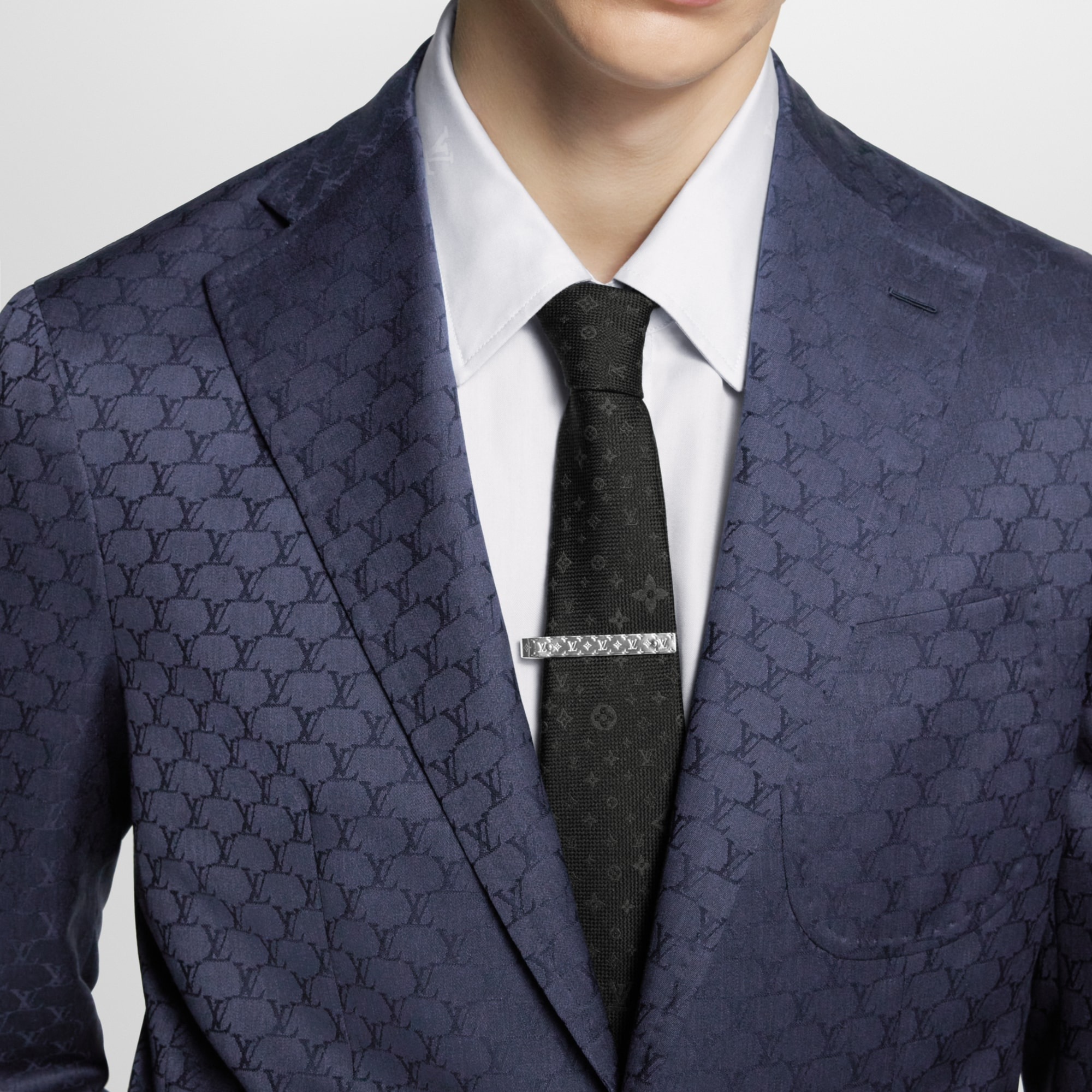 Monogram Bold Tie Pin - 4