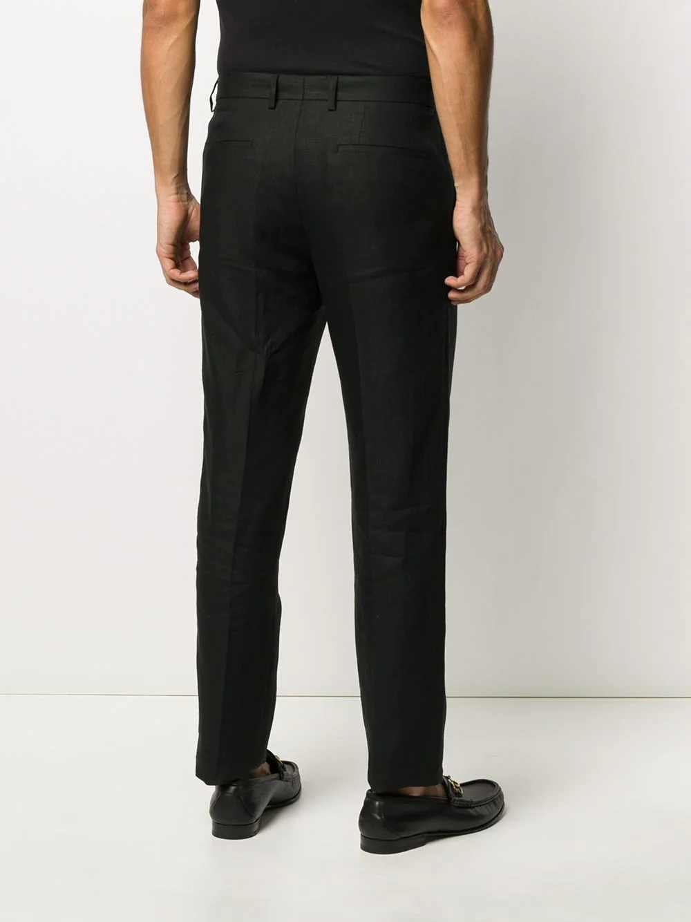 straight-leg tailored trousers - 4