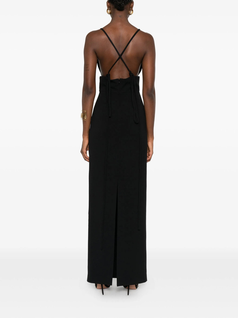 Solace London Milly Cross-back Maxi Dress 4