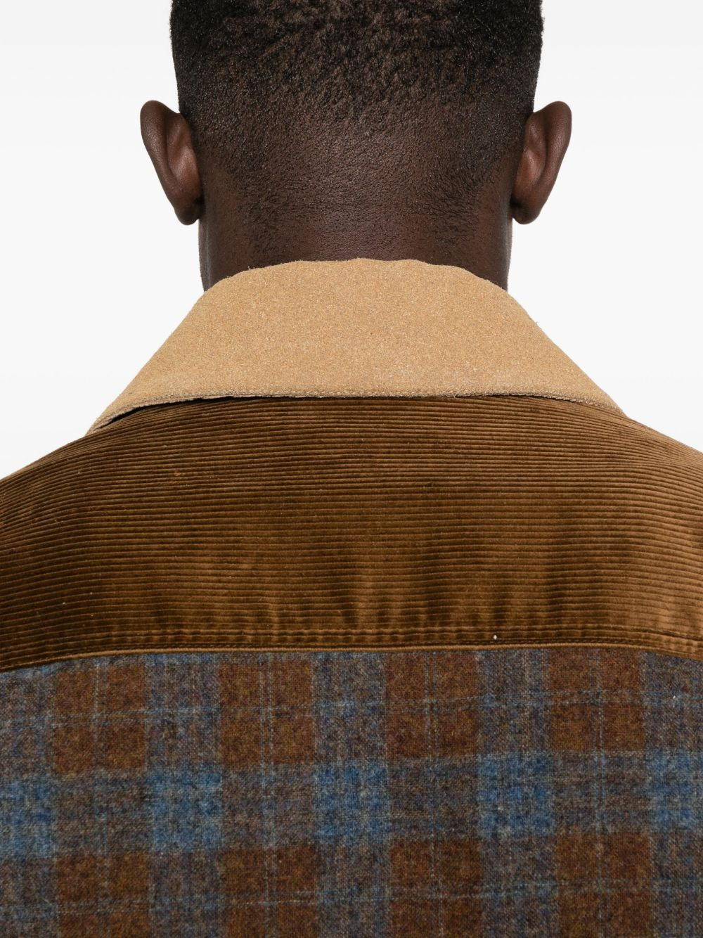 PANELLED SHIRT JACKET - 4
