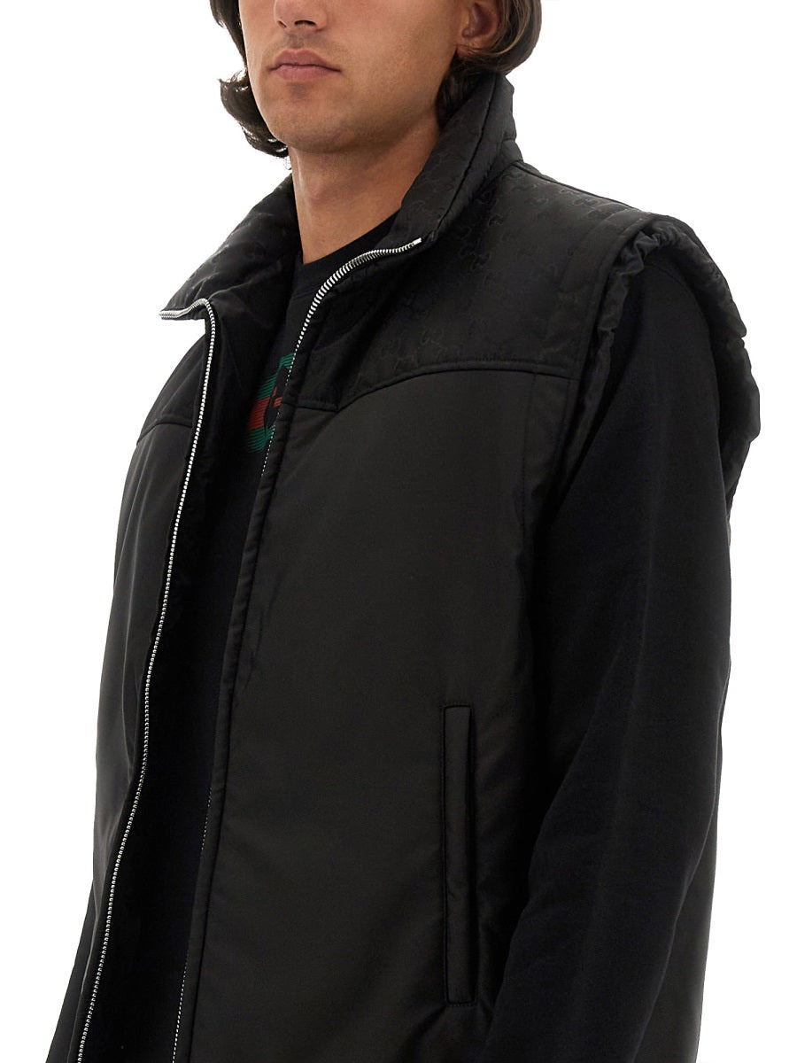 Gucci Men Nylon Gg Vest - 3