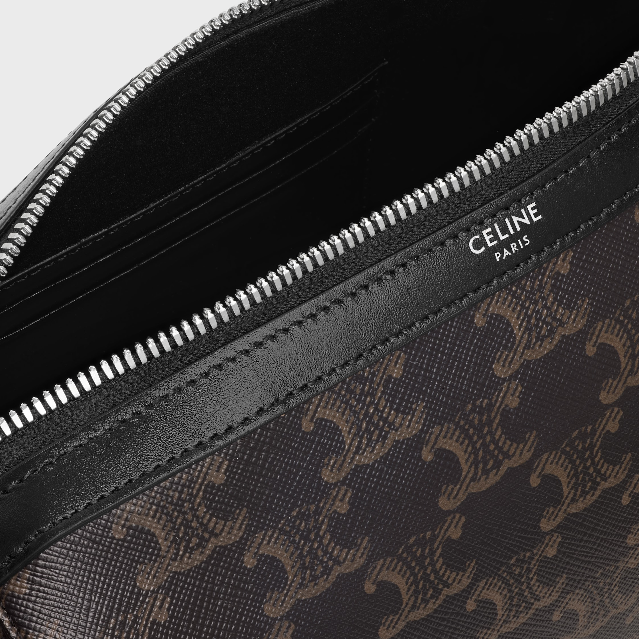 MINI BOSTON IN TRIOMPHE CANVAS AND CALFSKIN - 5