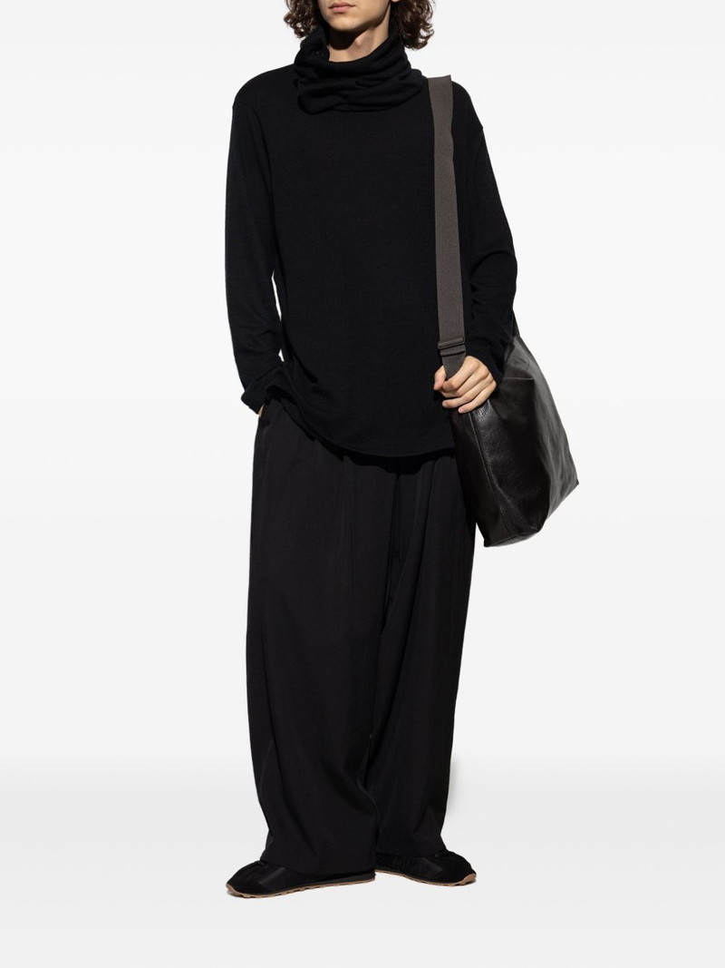 Yohji Yamamoto high-neck top outlook