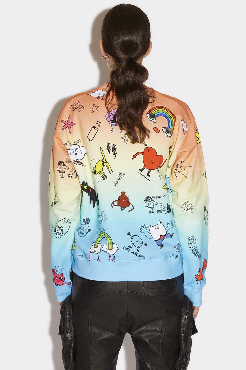 CARTOON COOL SWEATER - 2