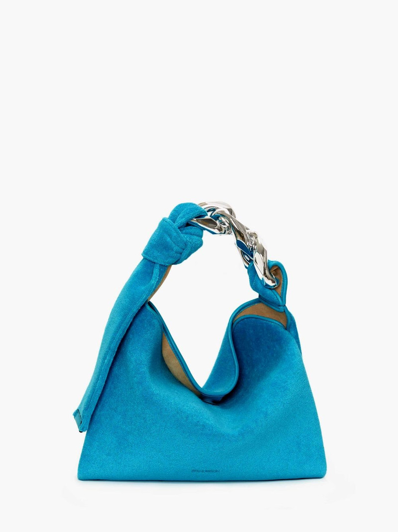SMALL CHAIN HOBO - TERRY TOWEL SHOULDER BAG 1