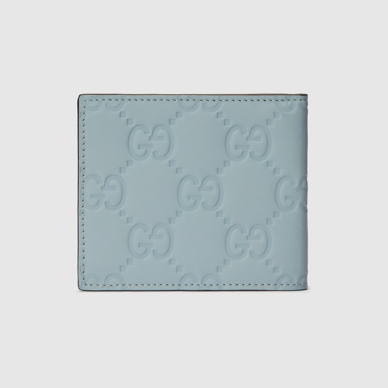 GG rubber-effect bi-fold wallet 5