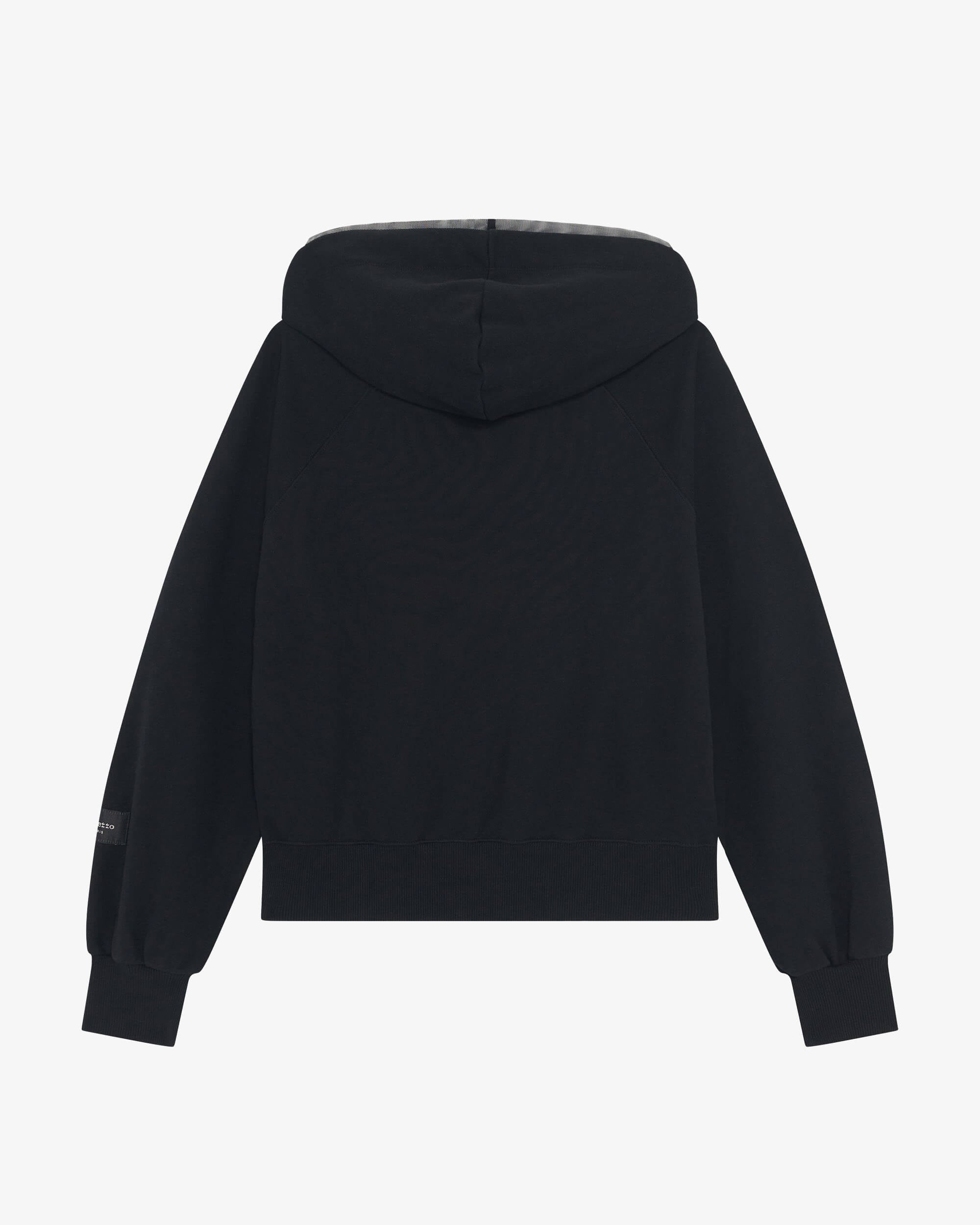 TULLE HOODED SWEATSHIRT - 4