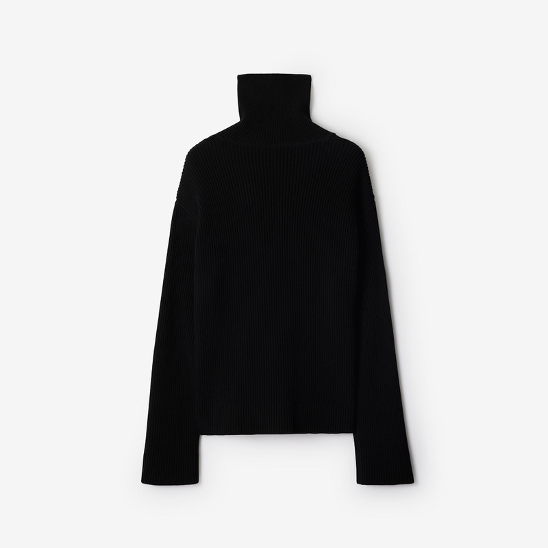 Wool Blend Zip Sweater 5