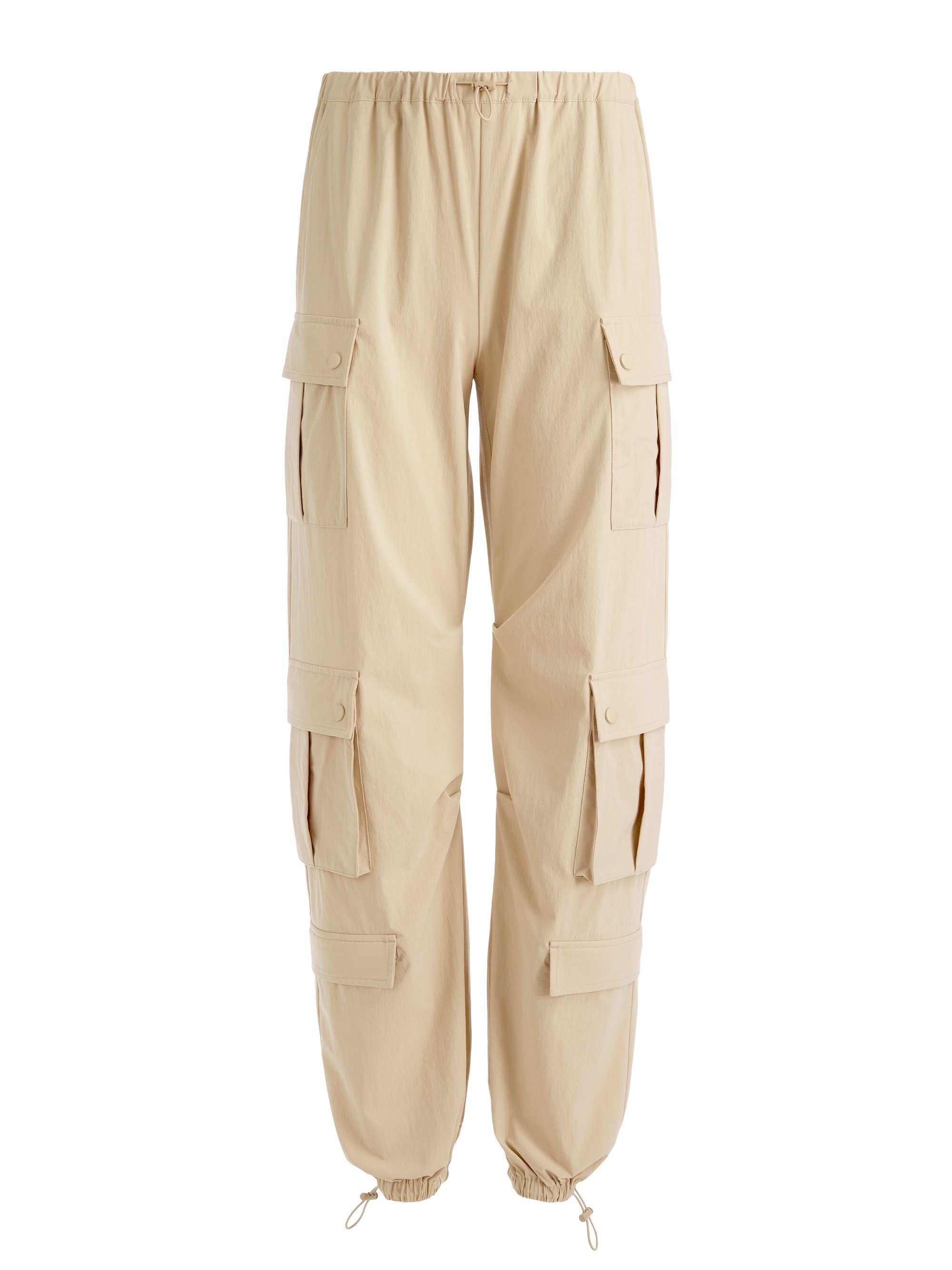 SHARA MID RISE PARACHUTE CARGO PANTS - 1